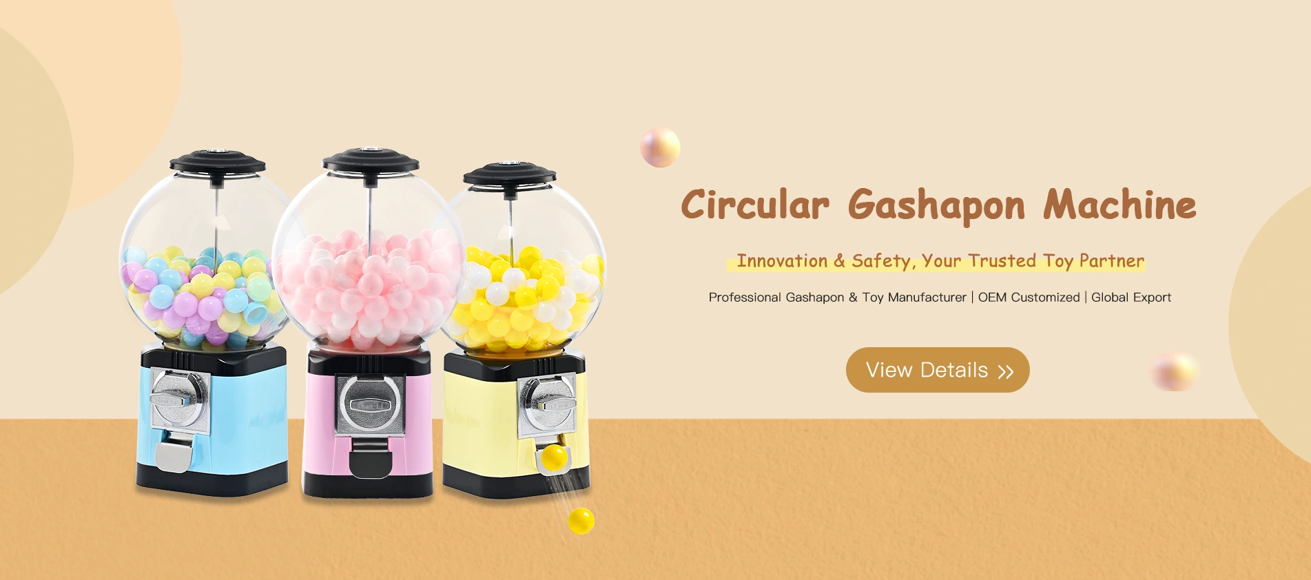 Fábrica de máquinas circulares Gashapon de China