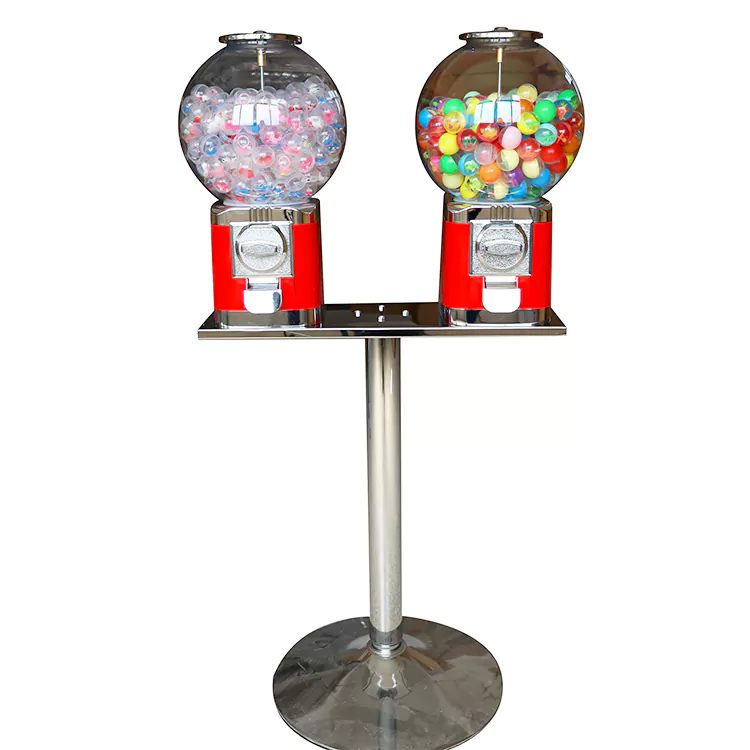 Máquina Gashapon cuadrada de triple cabezal
