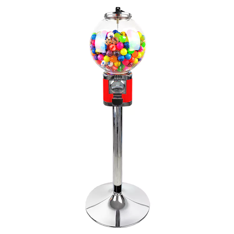 Máquina Gashapon vertical redonda